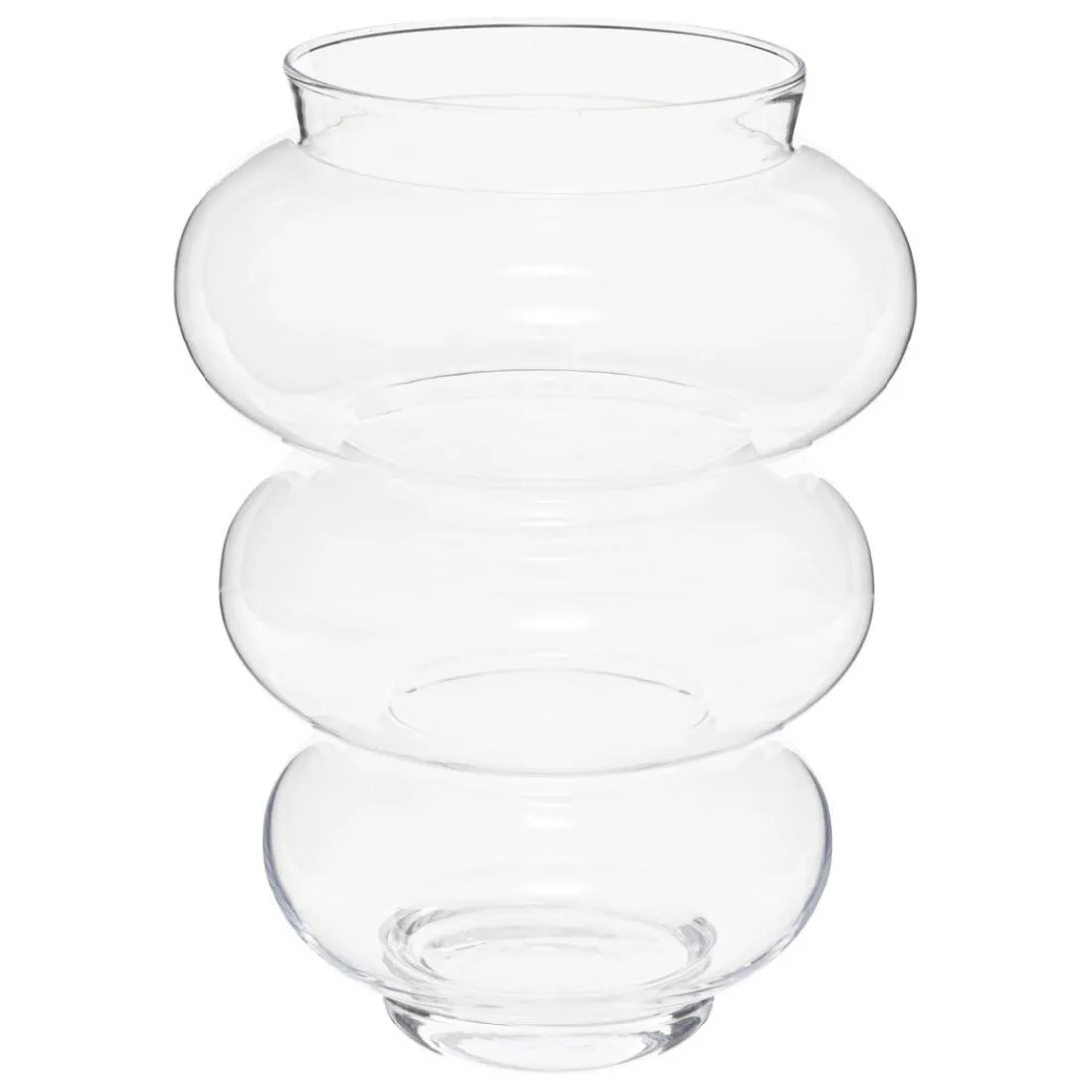 Vase double ambre Matali