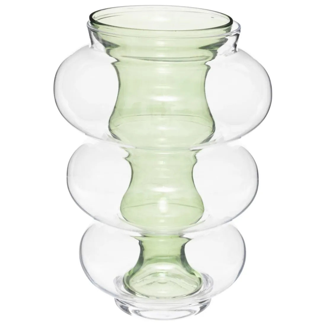Vase double vert Matali