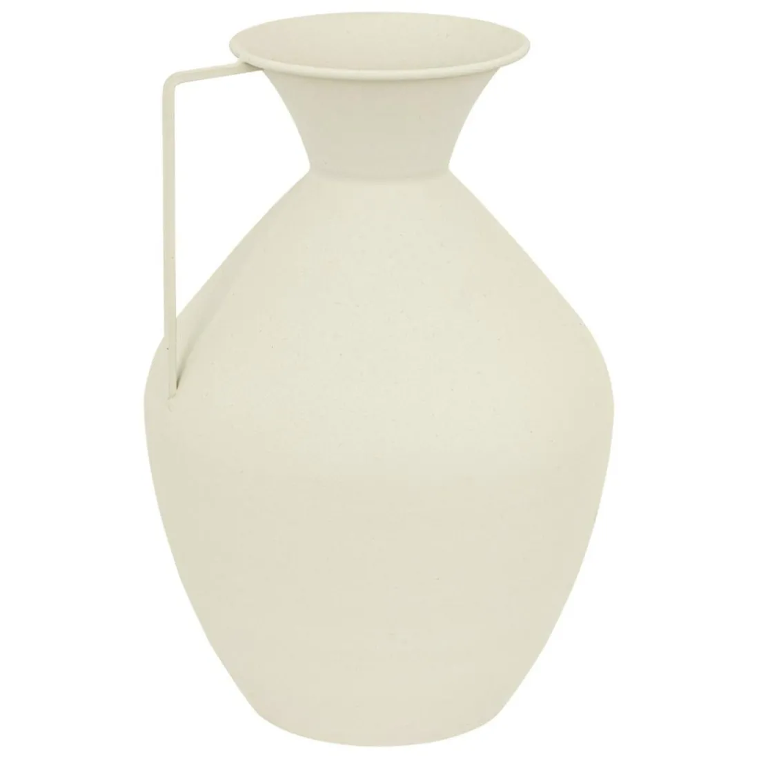 Vase métal Sylvain blanc