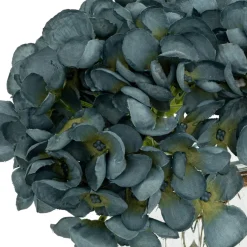 Vase verre bleu