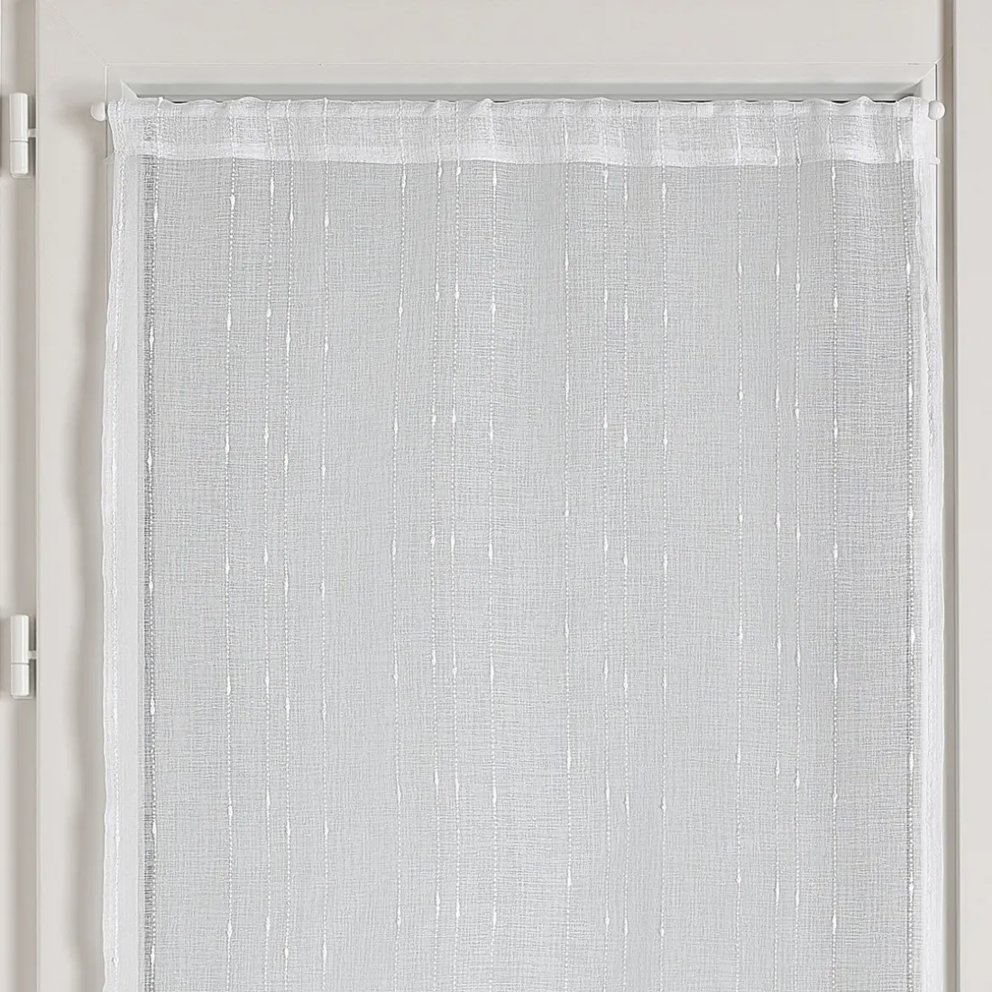 Vd paire en etamine fils flammes ASTORIA - blanc