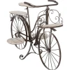 Vélo bois porte plantes H59