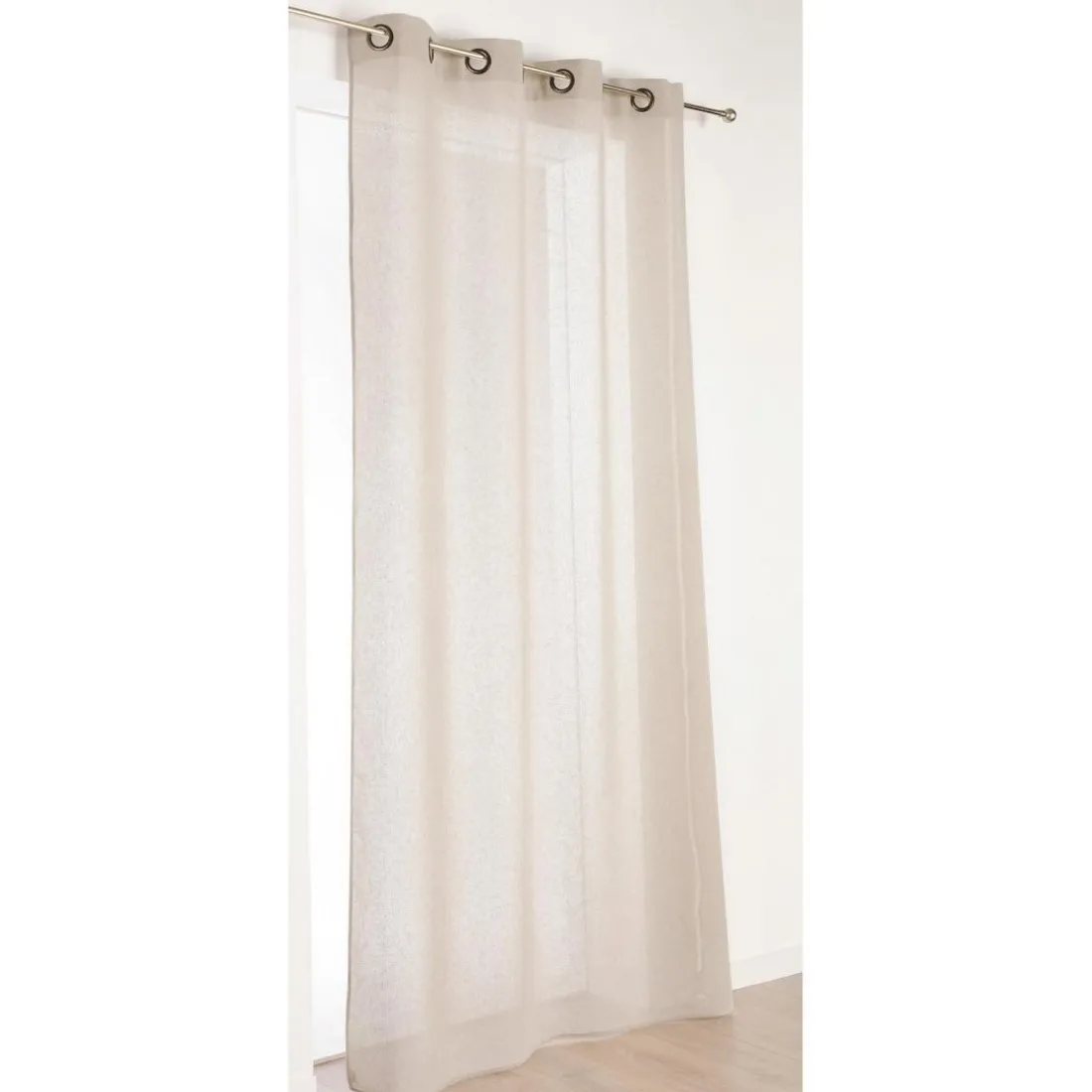 Voilage oeillet Melisse beige